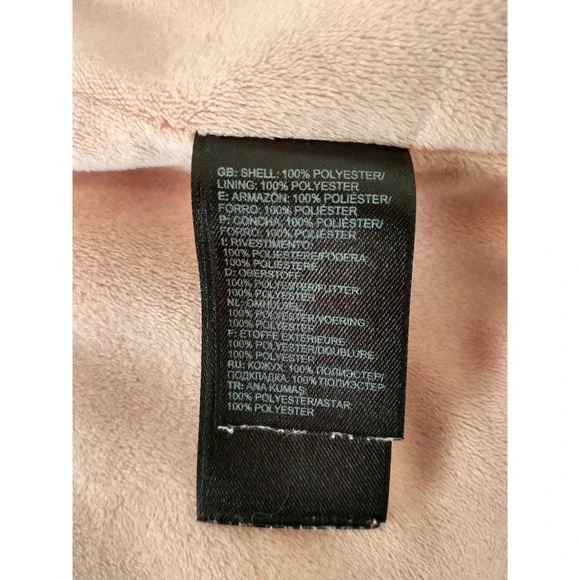 The North Face Womens WindWall CozyFleece Lined Hooded Jacket Peachy Pink Medium - Picture 10 of 16